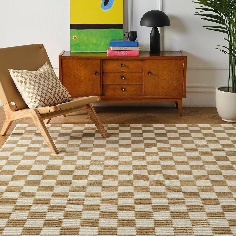 Revival Rugs Gambit 8'x10’ Machine Washable Area Rug for Living Room Bedroom - 100% Recycled Oe... | Amazon (US)