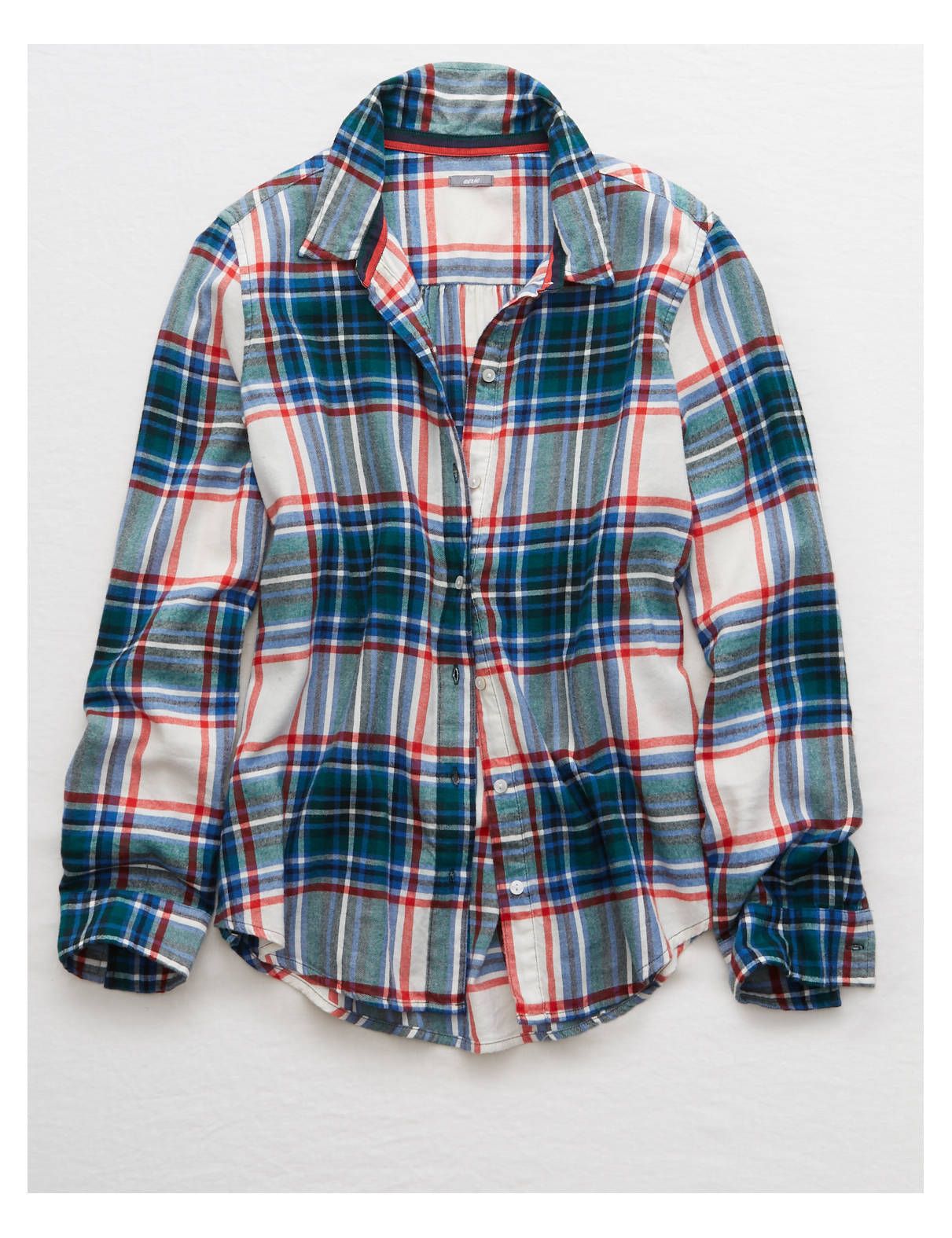 Aerie Flannel Top, Soft Muslin | American Eagle Outfitters (US & CA)