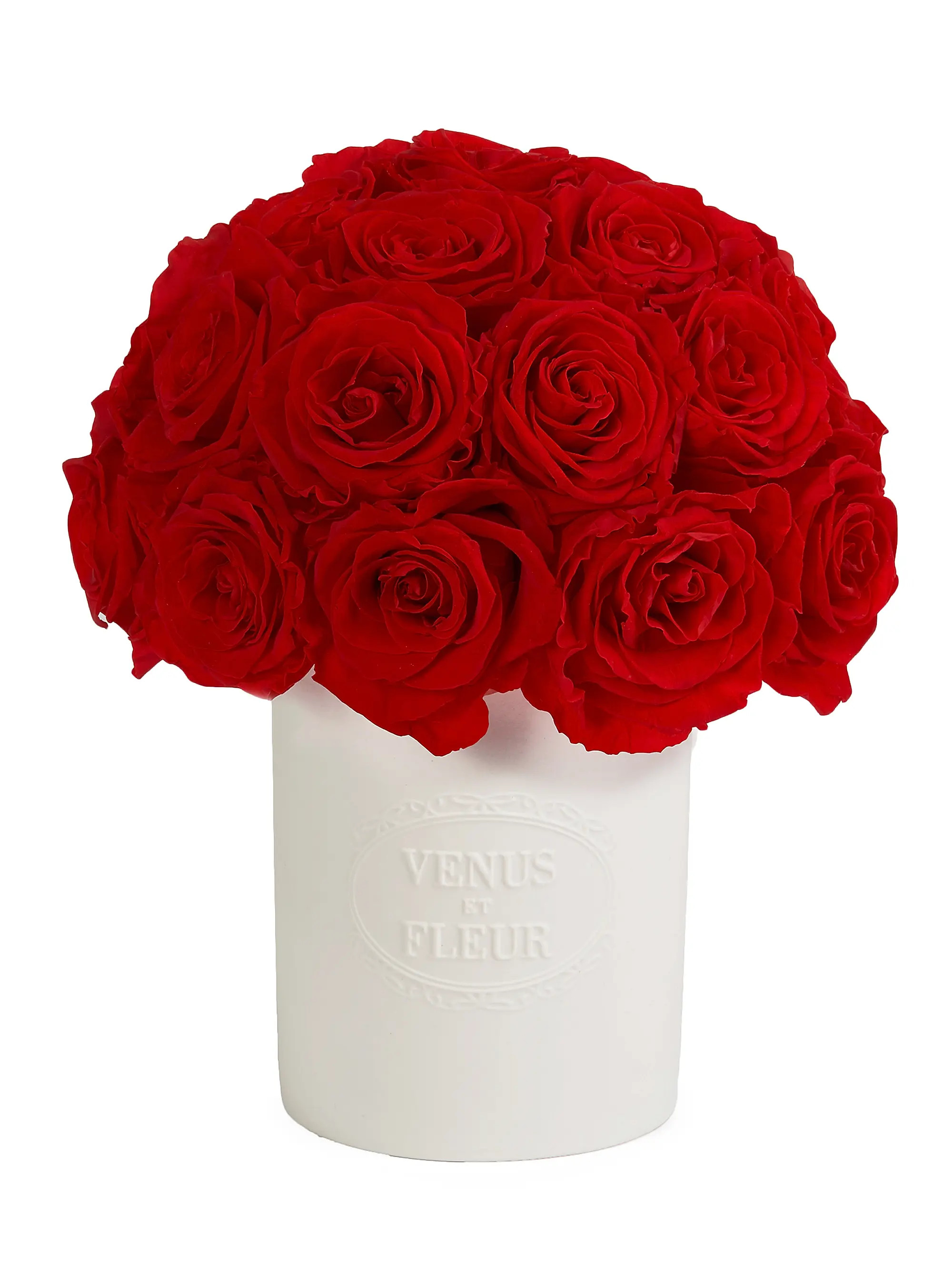 Fleura Eternity Rose Porcelain Vase | Saks Fifth Avenue