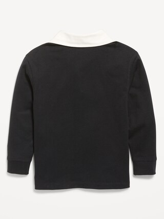 Oversized Long-Sleeve Rugby Shirt for Toddler Boys | Old Navy (US)