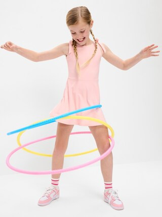 PowerSoft Sleeveless Tie-Strap Athletic Dress for Girls | Old Navy (US)