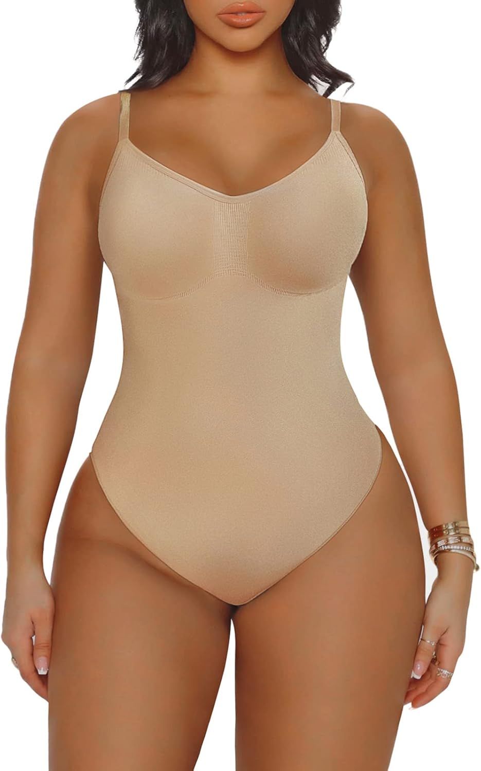 YIANNA Sculpting Bodysuit for Women Tummy Control Seamless Shapewear Body Shaper | Amazon (US)