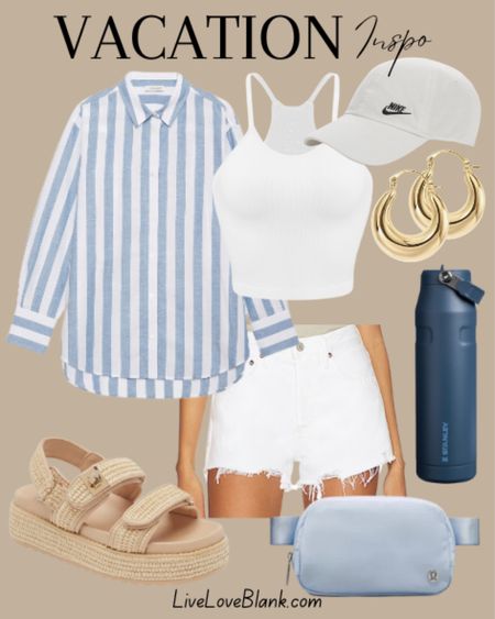 Vacation outfit inspo
Casual summer outfit
#ltku
Travel outfit idea 



#LTKStyleTip #LTKOver40 #LTKTravel