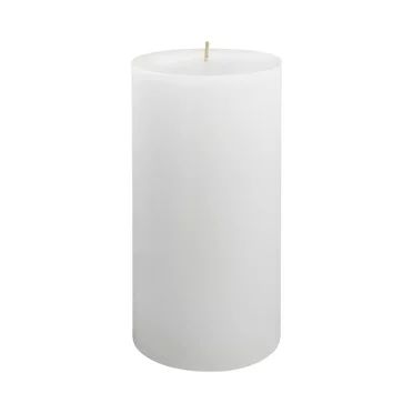 Mainstays Unscented Pillar Candle, 4x8 inches, White | Walmart (US)