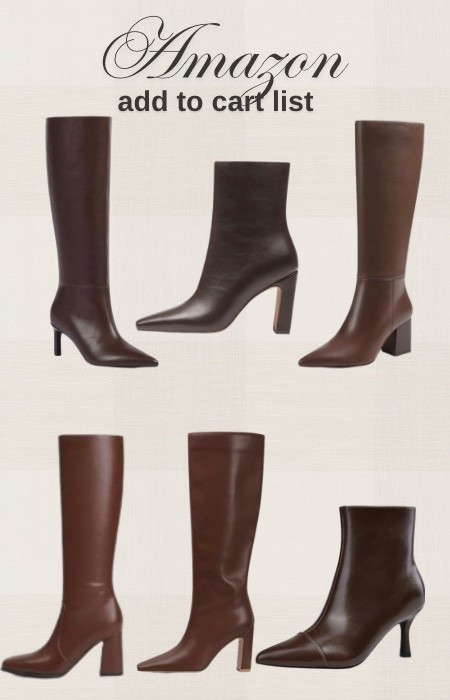 Amazon Fall Boot Edit 🍂
The chicest brown boots for fall — sleek, sculpted, and so luxe-looking you’d never guess they’re from Amazon.
amazon boots, fall boots, brown knee high boots, ankle boots, capsule wardrobe


#LTKSeasonal #LTKShoeCrush