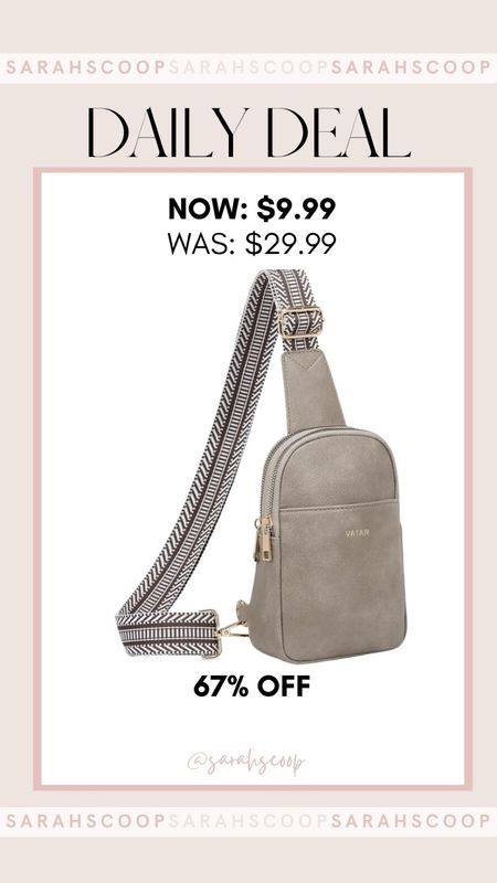 Snag this stylish leather crossbody bag for a steal! Enjoy 67% off for a limited time only! #Amazon #AmazonDeals #deals #sale #crossbody #bag

#LTKsalealert #LTKstyletip #LTKfindsunder50