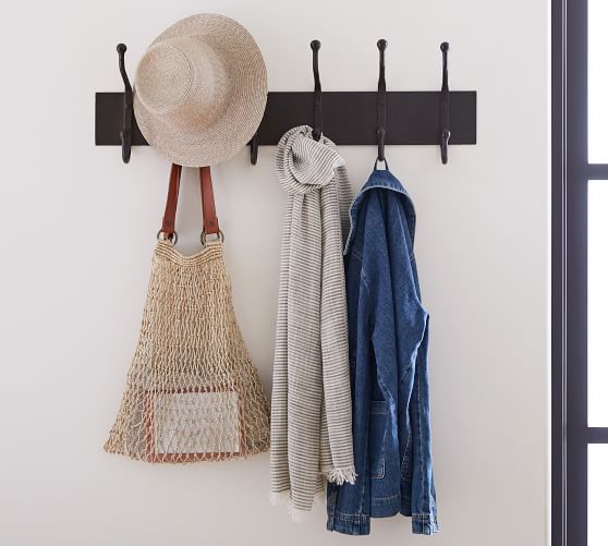 Weston Indoor/Outdoor 32" 6-Hook Rack | Pottery Barn (US)