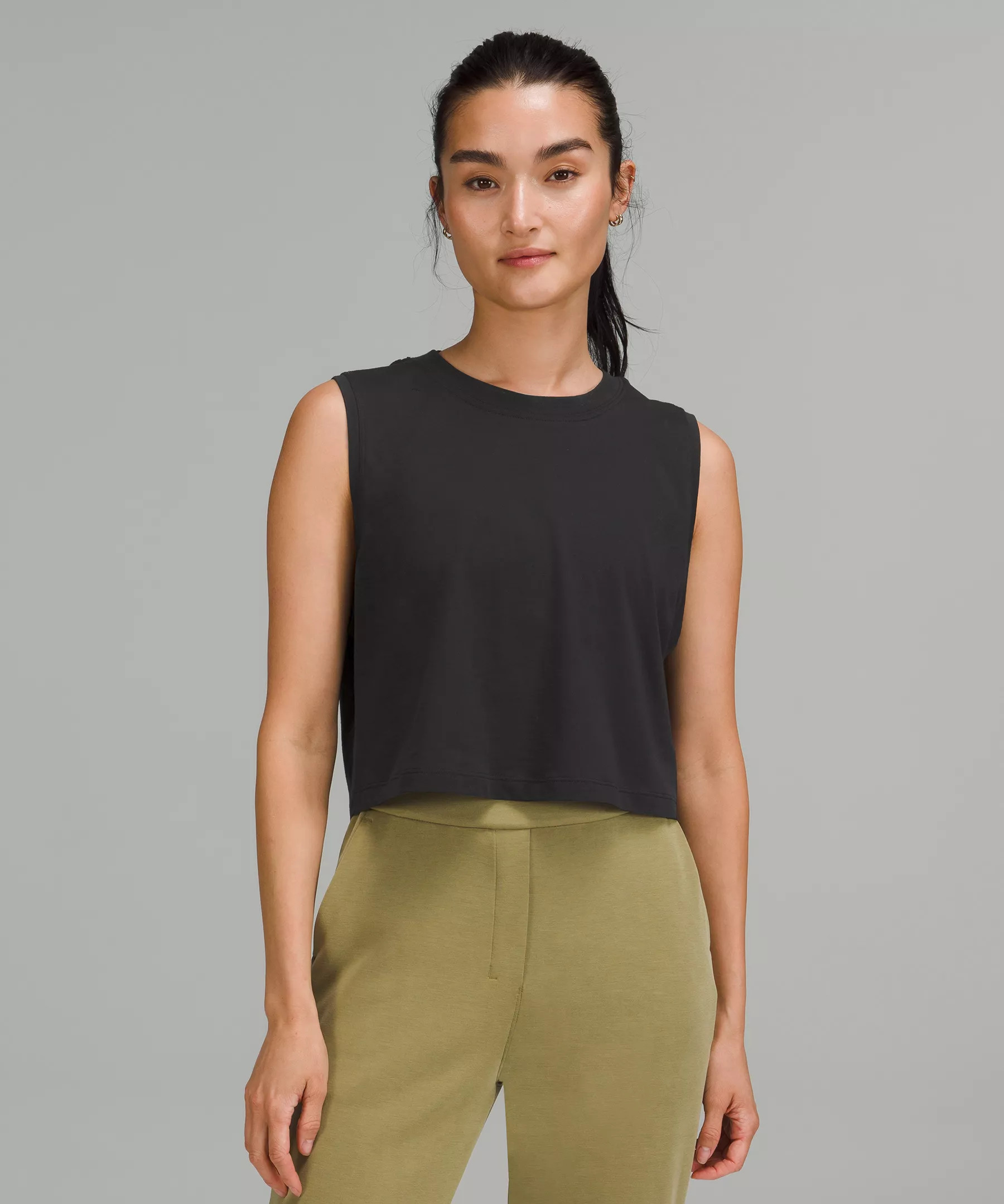 All Yours Cropped Cotton Tank Top | Lululemon (US)