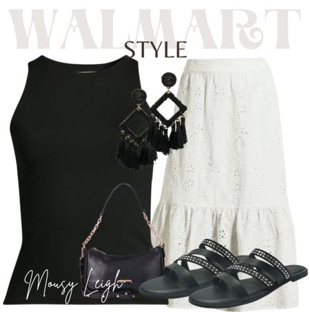 Eyelet skirt, tank, sandals, shoulder bag and earrings! 

walmart, walmart finds, walmart find, walmart spring, found it at walmart, walmart style, walmart fashion, walmart outfit, walmart look, outfit, ootd, inpso, bag, tote, backpack, belt bag, shoulder bag, hand bag, tote bag, oversized bag, mini bag, clutch, blazer, blazer style, blazer fashion, blazer look, blazer outfit, blazer outfit inspo, blazer outfit inspiration, jumpsuit, cardigan, bodysuit, workwear, work, outfit, workwear outfit, workwear style, workwear fashion, workwear inspo, outfit, work style,  spring, spring style, spring outfit, spring outfit idea, spring outfit inspo, spring outfit inspiration, spring look, spring fashion, spring tops, spring shirts, spring shorts, shorts, sandals, spring sandals, summer sandals, spring shoes, summer shoes, flip flops, slides, summer slides, spring slides, slide sandals, summer, summer style, summer outfit, summer outfit idea, summer outfit inspo, summer outfit inspiration, summer look, summer fashion, summer tops, summer shirts, graphic, tee, graphic tee, graphic tee outfit, graphic tee look, graphic tee style, graphic tee fashion, graphic tee outfit inspo, graphic tee outfit inspiration,  looks with jeans, outfit with jeans, jean outfit inspo, pants, outfit with pants, dress pants, leggings, faux leather leggings, tiered dress, flutter sleeve dress, dress, casual dress, fitted dress, styled dress, fall dress, utility dress, slip dress, skirts,  sweater dress, sneakers, fashion sneaker, shoes, tennis shoes, athletic shoes,  dress shoes, heels, high heels, women’s heels, wedges, flats,  jewelry, earrings, necklace, gold, silver, sunglasses, Gift ideas, holiday, gifts, cozy, holiday sale, holiday outfit, holiday dress, gift guide, family photos, holiday party outfit, gifts for her, resort wear, vacation outfit, date night outfit, shopthelook, travel outfit, 

#LTKSeasonal #LTKWorkwear #LTKStyleTip