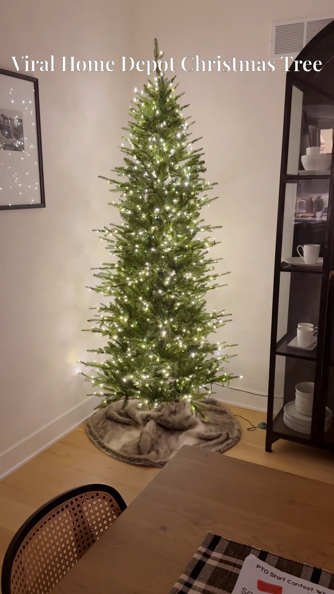 Viral Home Depot Christmas tree! I have the 7 1/2’ slim! 

#LTKHoliday #LTKHome #LTKSeasonal