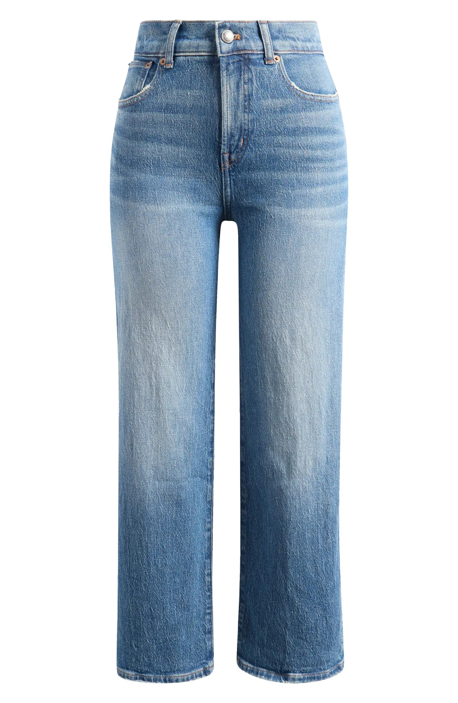 Madewell The Petite Perfect Wide Leg Jeans | Nordstrom | Nordstrom