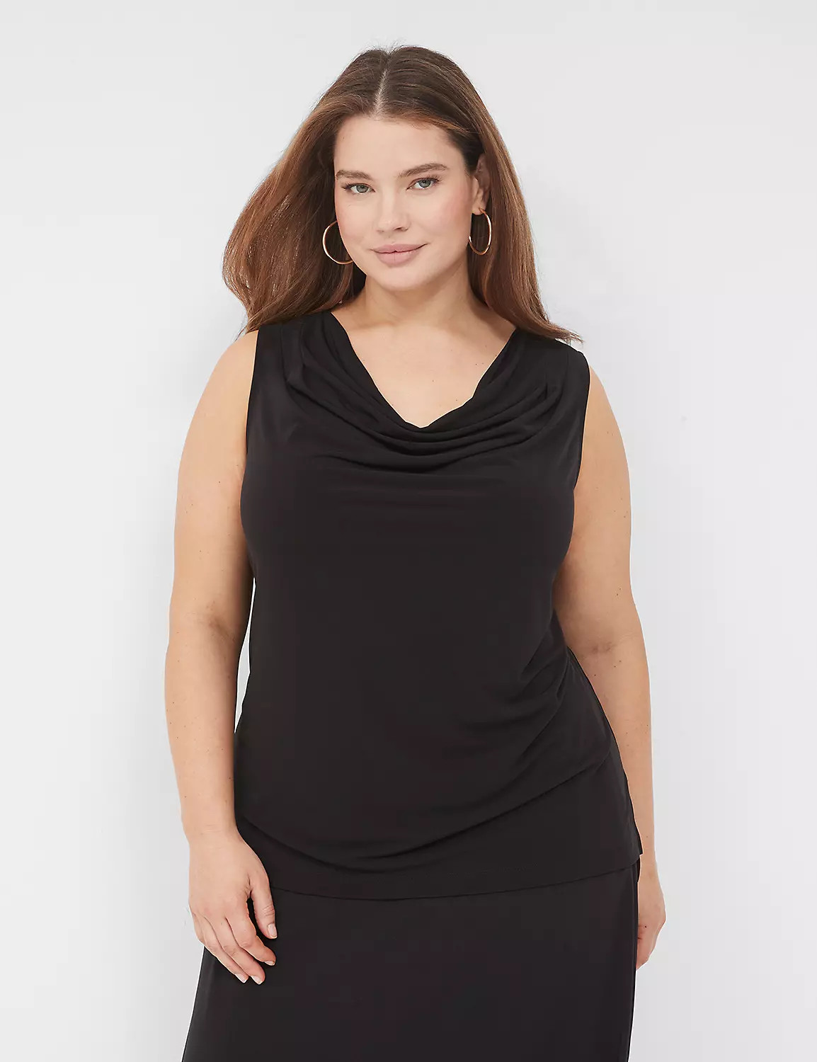 Drape-Neck Shell | LaneBryant | Lane Bryant (US)