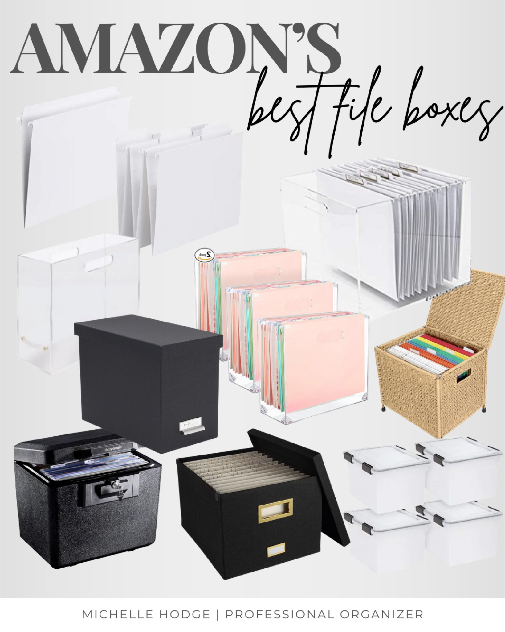 Amazon’s Best Hanging File Boxes for Paper Management 🗄️

Office essentials // amazon finds // home finds // office organization // amazon home finds // amazon home // office finds // office accessories // desk accessories // desk organization 

#LTKHome #LTKFindsUnder50