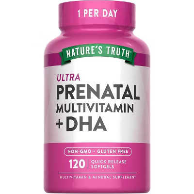 Nature's Truth Prenatal Vitamin with DHA | 120 Softgels | Target