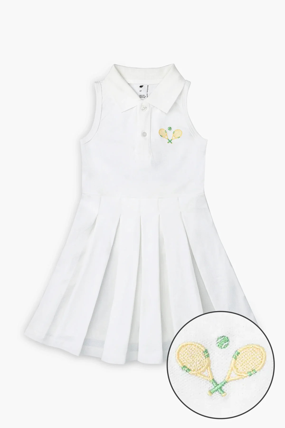 Pleated Tennis Dress - Organic Baby, Toddler, & Kids Clothes - Monica + Andy | Monica + Andy
