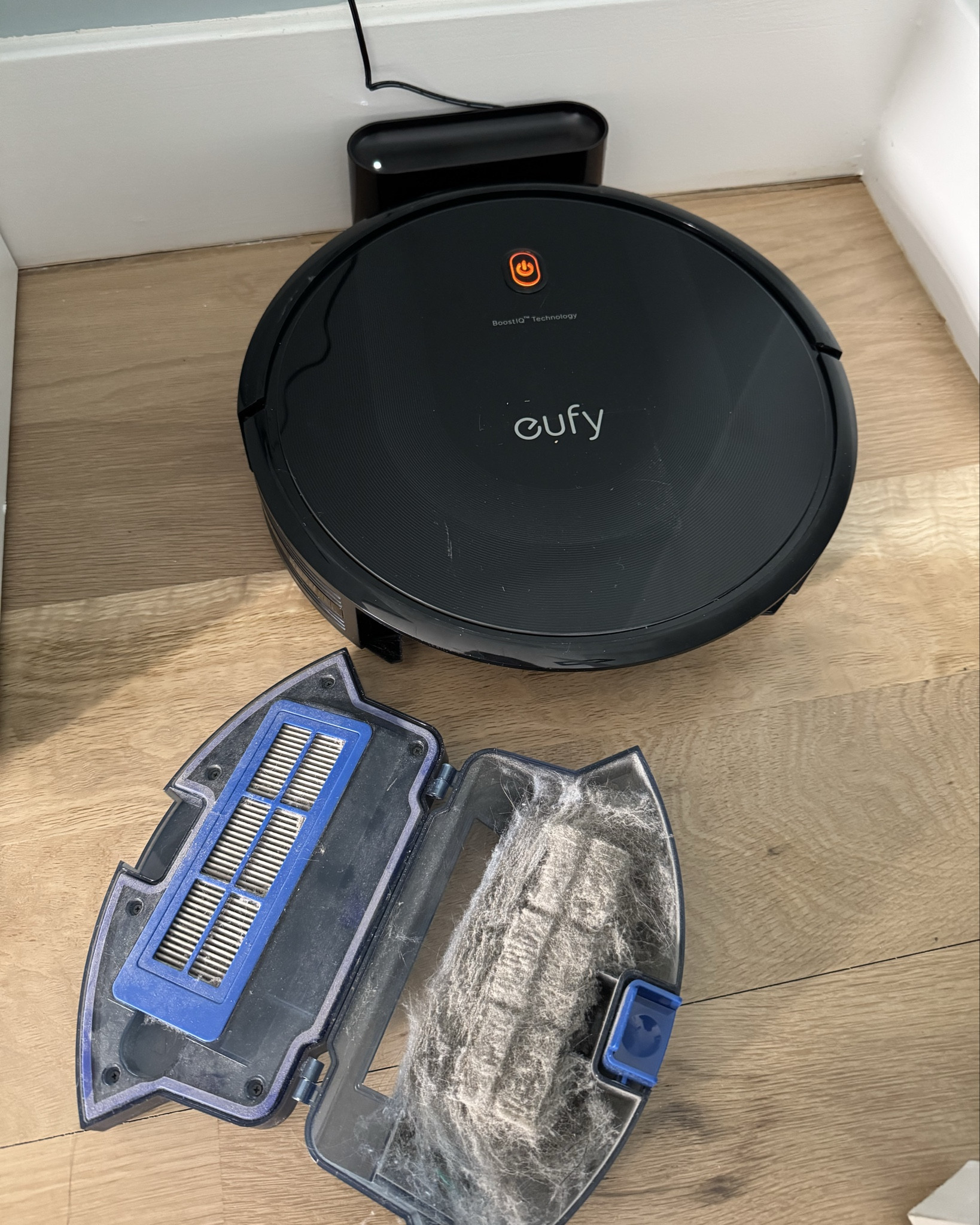Zero effort and look at this! Clean machine! #eufy #vacuum #clean  

#LTKGiftGuide #LTKHome #LTKmomlife