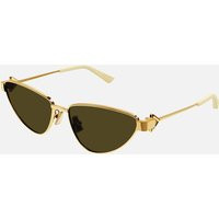 Bottega Veneta Metal Cat Eye Sunglasses | Coggles (Global)