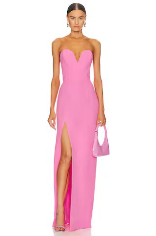 x REVOLVE Cherri Gown in Shocking Pink Gala Dress  | Revolve Clothing (Global)