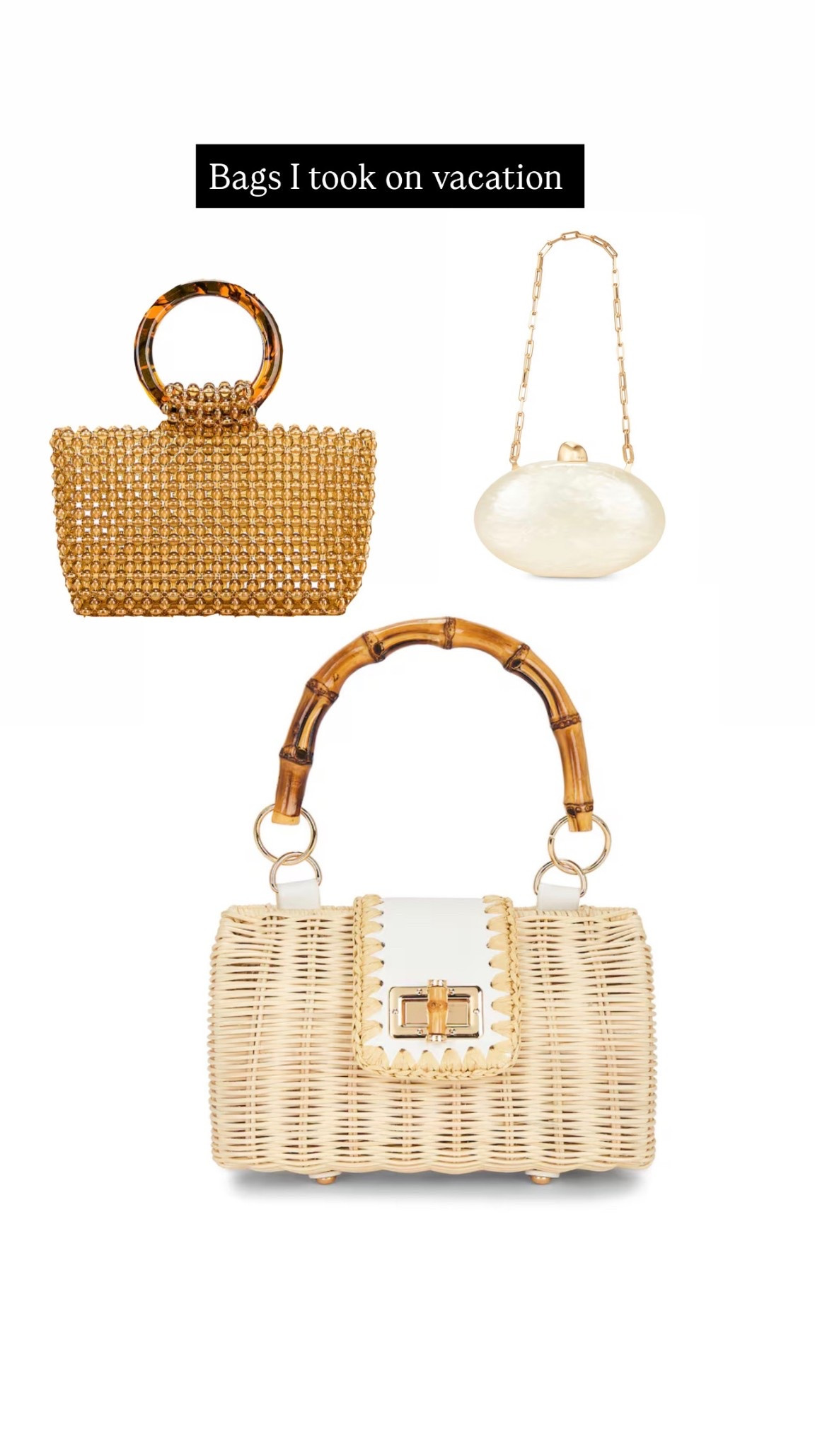 Cult Gaia bag
Straw bag
Vacation bag 

#LTKSeasonal #LTKOver40 #LTKTravel