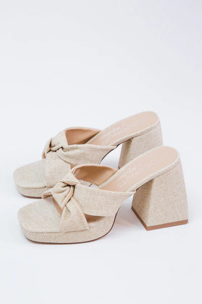 Esme Platform Sandal, Natural | Coconuts by Matisse | North & Main Clothing Company