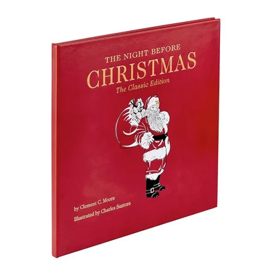 The Night Before Christmas Leather-Bound Book - Pre Order | Cottage and Key