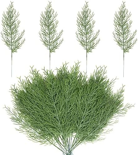 Alpurple 40 PCS Artificial Pine Leaves Branches-13.7 Inches Fake Greenery Pine Sprigs-Faux Picks ... | Amazon (US)
