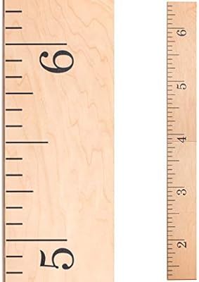 Growth Chart Art | Wooden Growth Chart Ruler for Boys + Girls | Growth Chart Ruler Kids Height Ch... | Amazon (US)