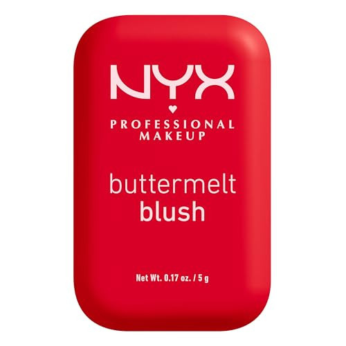 NYX Professional Makeup Buttermelt Blush- Face Makeup BUTTERMELT BLUSH 12H WEAR HIGH PIGMENT POWDER BLUSH, BUTTA CHERRY POP, BUTTA CHERRY POP, 0.17 oz | Amazon (US)
