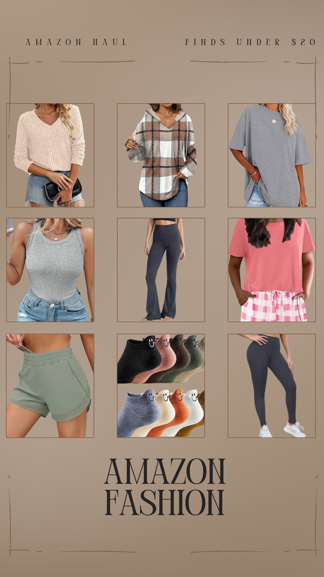 Amazon Haul Fashion deals under $20!
@amazon #ad #founditonamazon


#LTKHoliday #LTKGiftGuide #LTKFindsUnder50