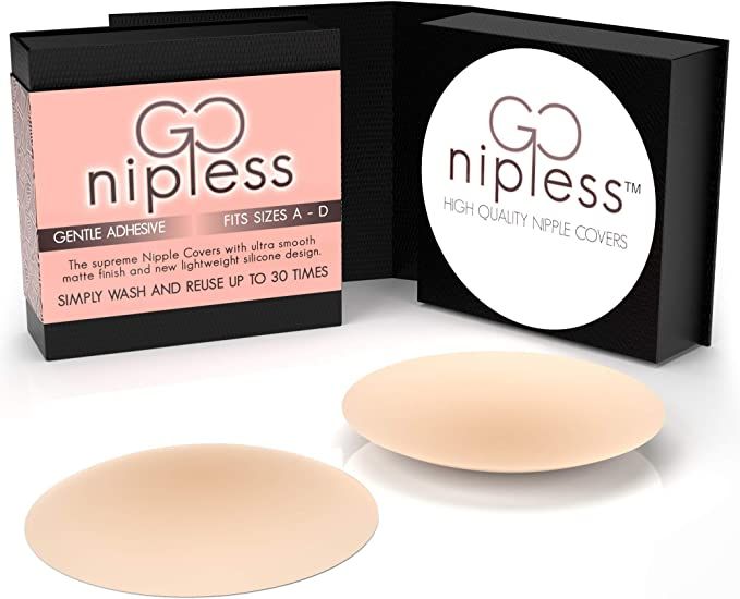Nipple Covers Silicone Pasties For Women - Adhesive Petals Nip Covers Reusable Nipplecovers Stick... | Amazon (US)