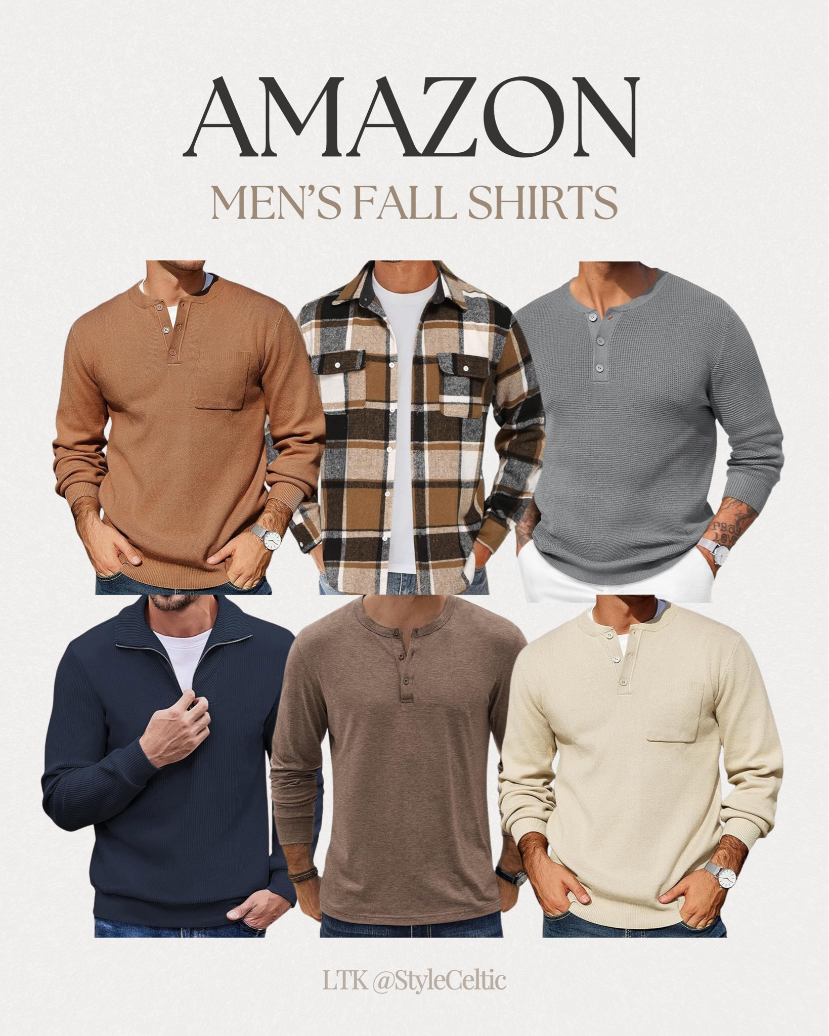 These Men’s Fall Shirts 🤩
.
.
Amazon men’s, men’s fall outfits, men’s shirts, men’s fall shirts, fall flannels, boyfriend outfits, pumpkin patch outfits, fall activities, men’s fall flannel, men’s fall accessories, neutral clothes for men, Amazon men’s fashion, men’s neutral clothing, gift guide for him, boyfriend gifts, fiancé gifts, husband gifts, dad gifts, men’s active, lululemon dupes, travel outfits, travel style, Amazon finds, Amazon favorites, Christmas gifts 

#LTKFallSale 

#LTKMens #LTKFindsUnder50 #LTKGiftGuide