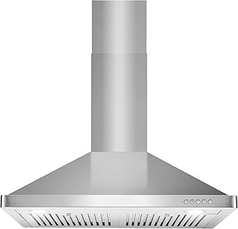 COSMO 63175 30 in. Wall Mount Range Hood with Efficient Airflow, Ducted, 3-Speed Fan, Permanent F... | Amazon (US)