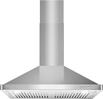 COSMO 63175 30 in. Wall Mount Range Hood with Efficient Airflow, Ducted, 3-Speed Fan, Permanent F... | Amazon (US)