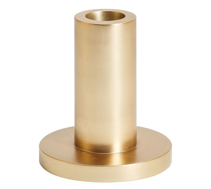 Eclectic Candlestick, Brass, Large | Pottery Barn (US)