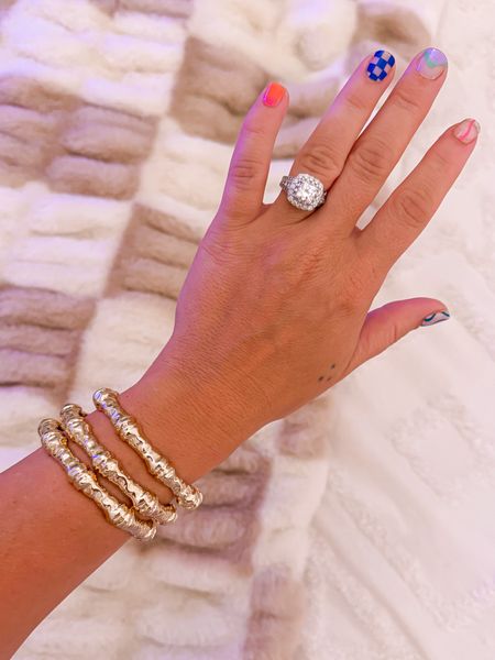 New gold cuff bracelets ✨ linked my easy diy nails as well, plus other bracelets I’ve been loving and wear a lot 

#LTKStyleTip