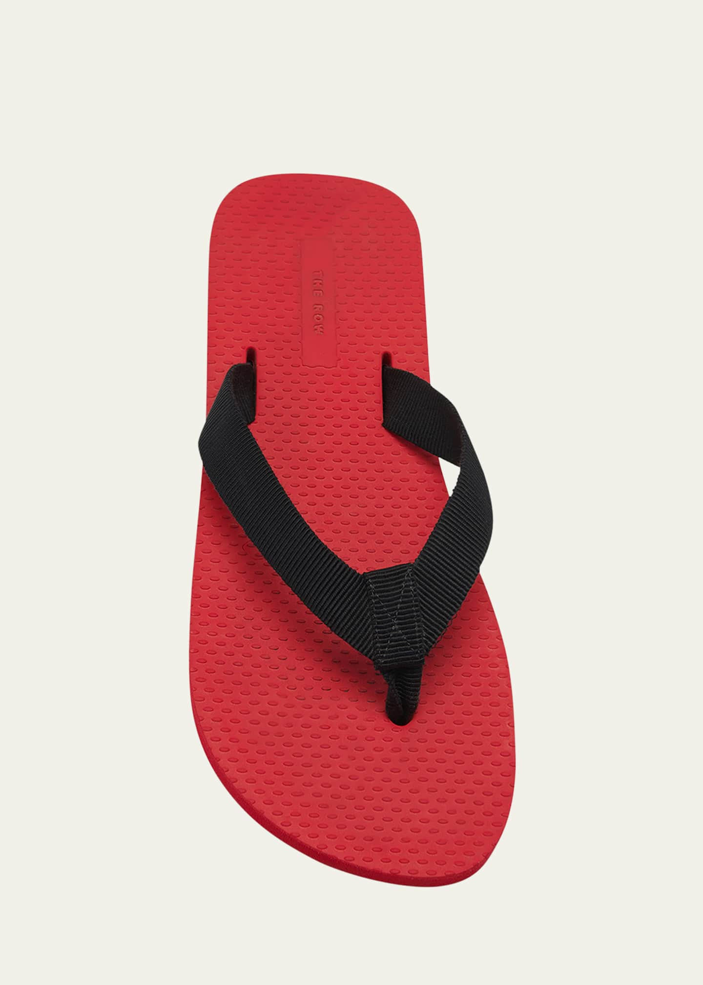 THE ROW Dune Cotton Flat Thong Sandals | Bergdorf Goodman