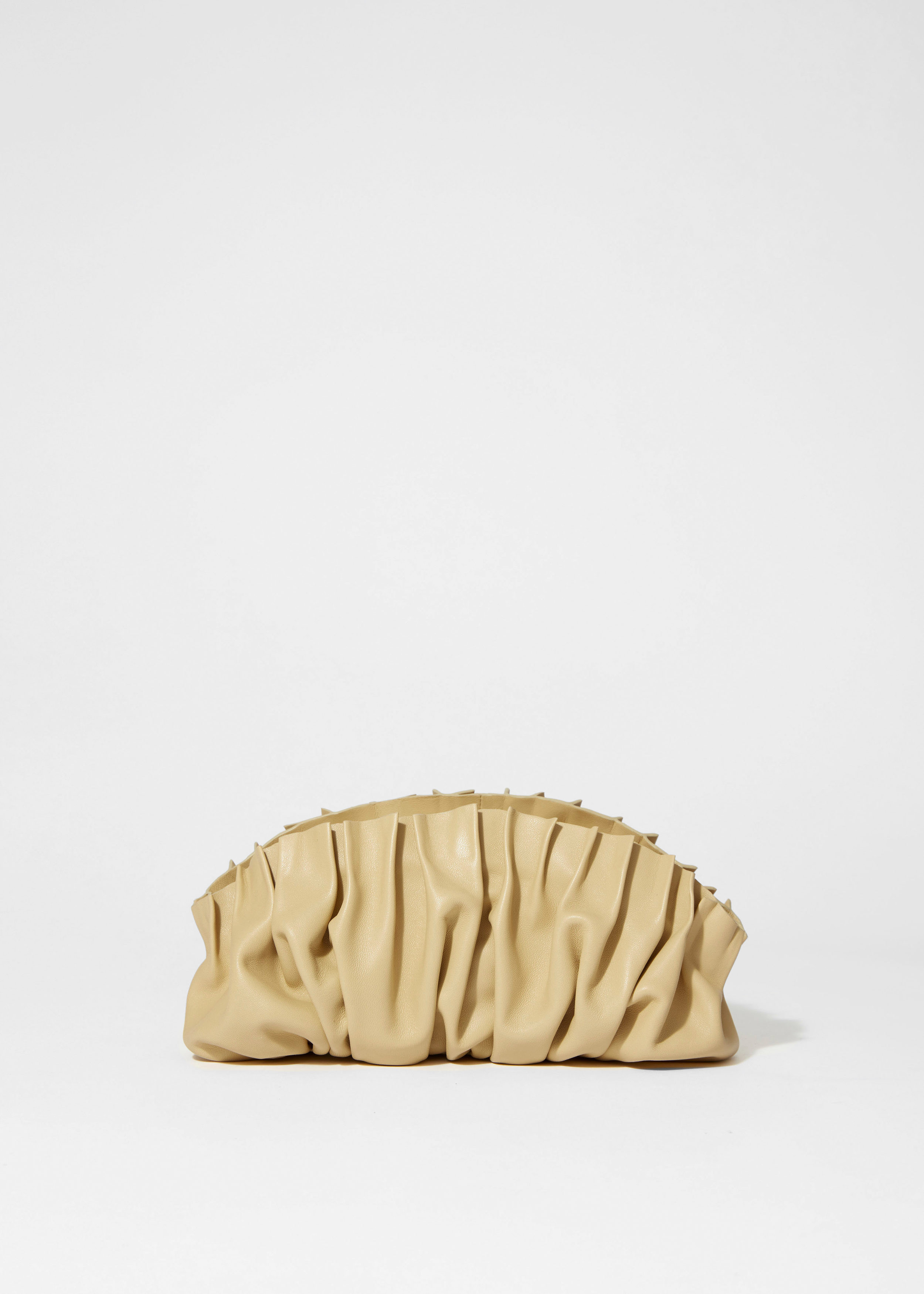Molded Leather Clutch - Light yellow - & Other Stories DE | & Other Stories EU