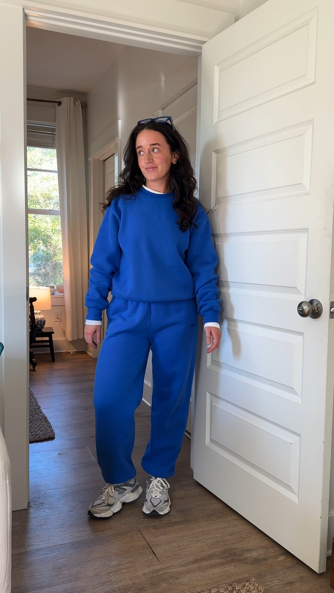 top: small
crew: xs
pants: small