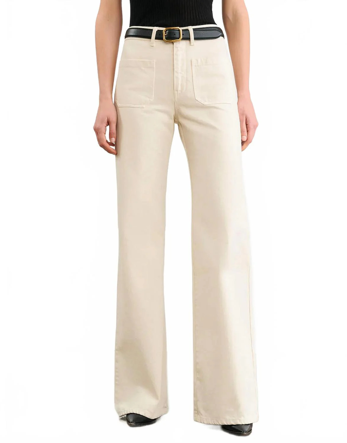 Florence High-Rise Flare Leg Pant In Stone | Shop Simon
