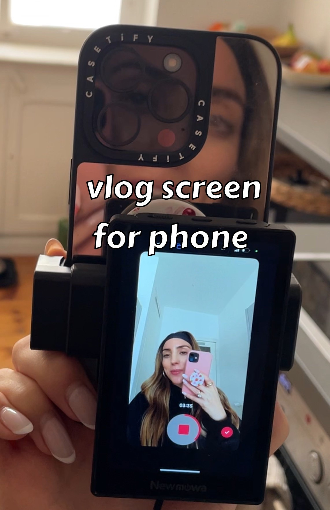 Always get the perfect shot using your back camera! This vlog screen for the iPhone is a game changer if you want to create vlog style videos or grwm. The quality is your videos is gonna be amazing! 

#LTKdeutschland #LTKeurope #LTKtravel