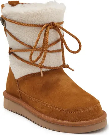 Koolaburra by Ugg Michon Faux Shearling Trimmed Short Boot | Nordstrom Rack
