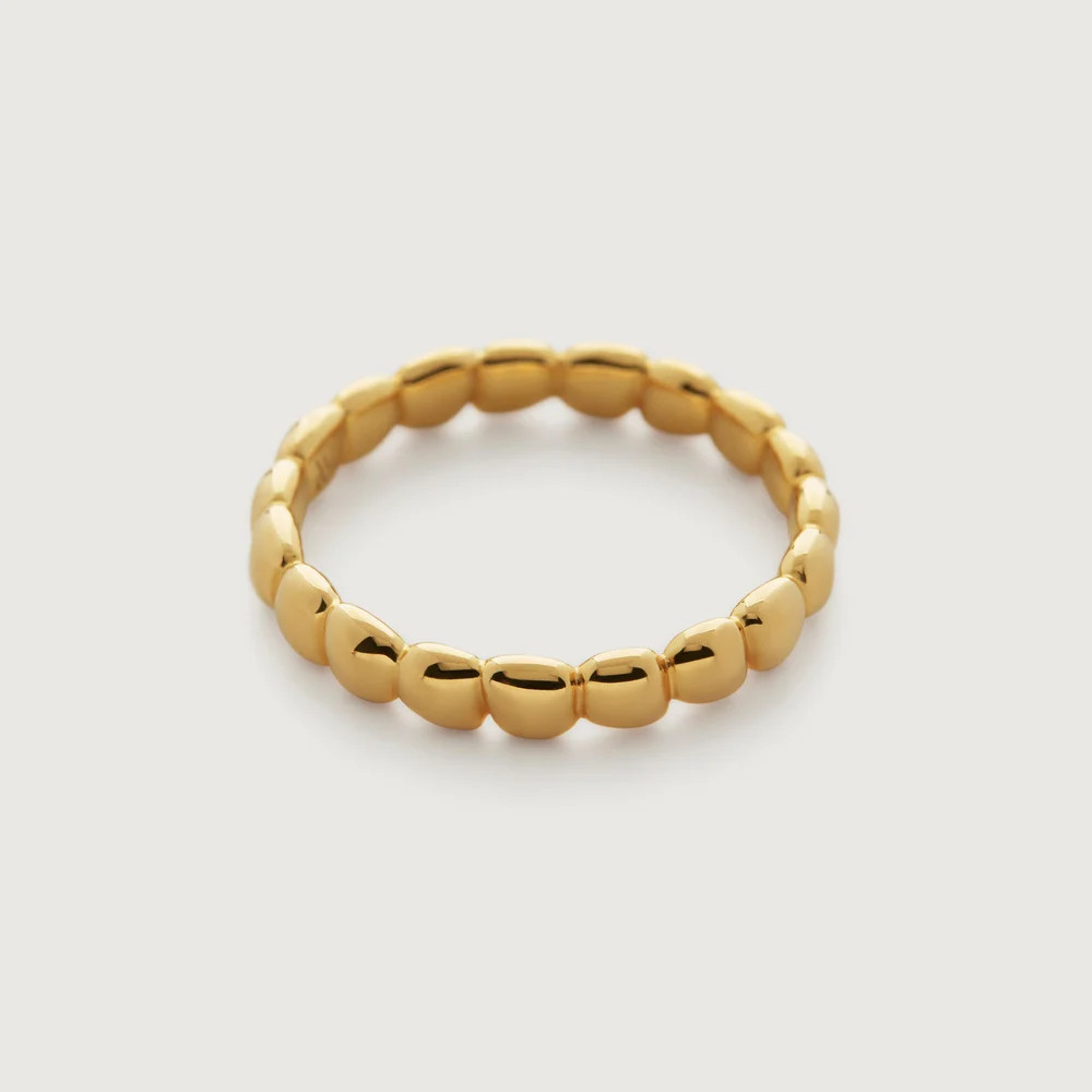 Gold Nura Teardrop Ring | Monica Vinader (Global)