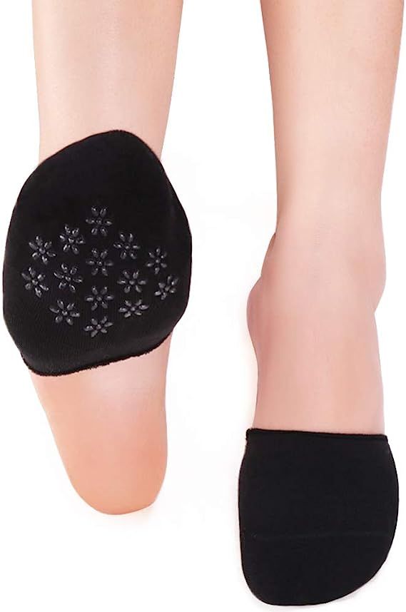 VERO MONTE 6 Pairs Toe Topper Socks Women - Half Socks Women No Show Liner Socks | Amazon (US)