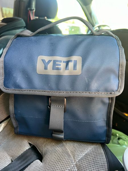 This Yeti Daytrip Lunch Bag has been my GO TO cooler for toting around breast milk for Jack. It keeps the bottle of milk or bags of pumped breast milk ice cold all day in the summer Heat. 10/10 recommend!! 💯 