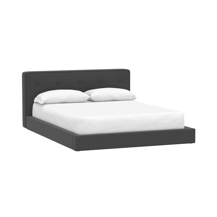 Cushy Upholstered Platform Bed | Pottery Barn Teen
