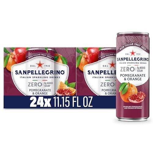 Sanpellegrino Crafted Soda Italiana Pom & Orange, 0g Added Sugar, 24 Pack | Amazon (US)