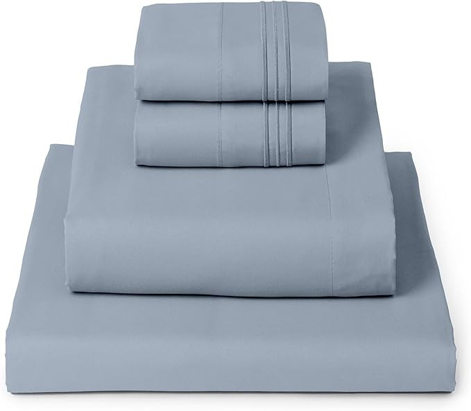 Mellanni King Sheets Set - 4 PC Iconic Collection Bedding - Hotel Luxury, Extra Soft, Cooling Bed... | Amazon (US)