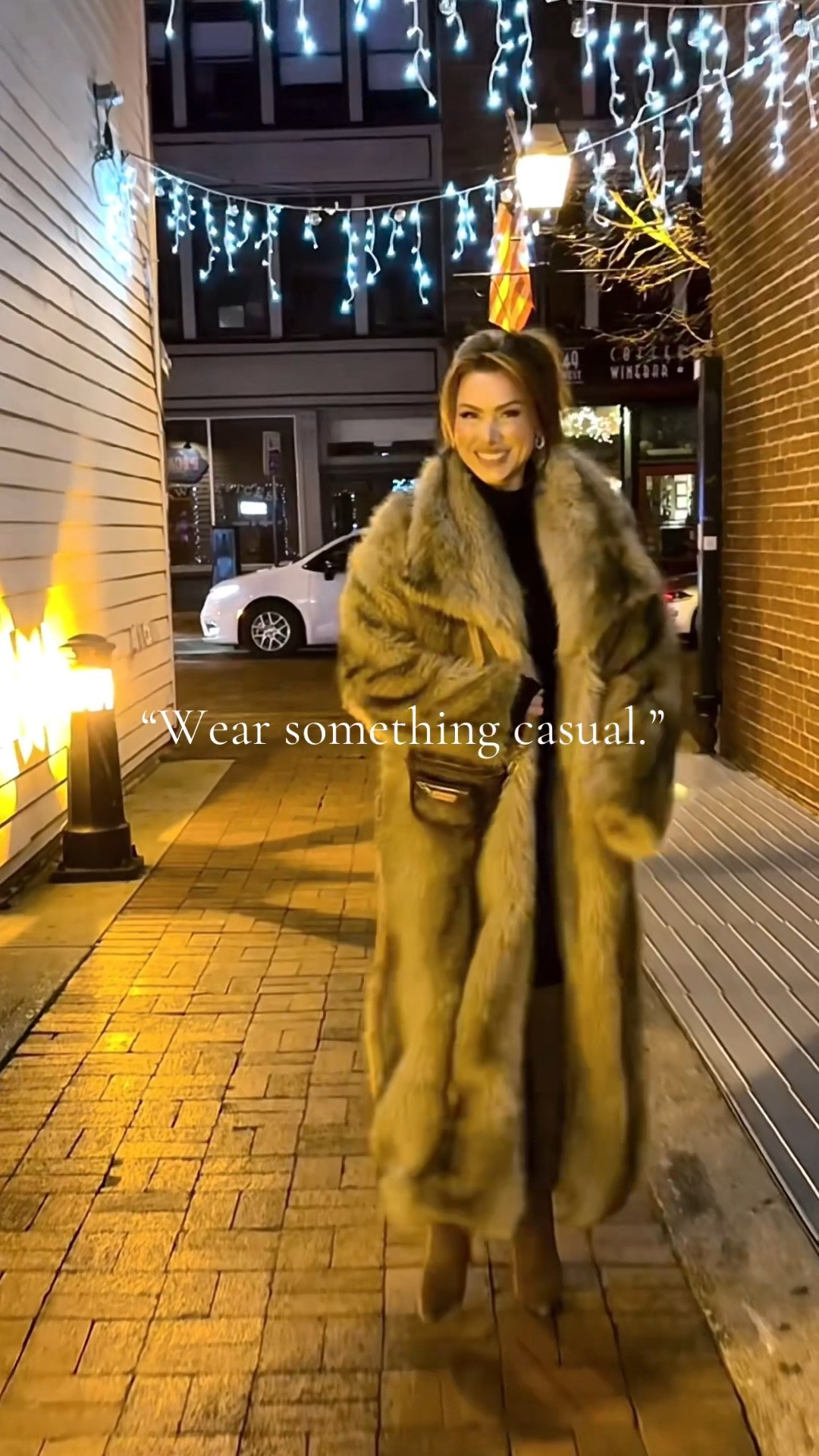 Fur coat. Winter outfit. Faux fur. Date night outfit. 

#LTKSaleAlert #LTKFindsUnder50 #LTKFindsUnder100