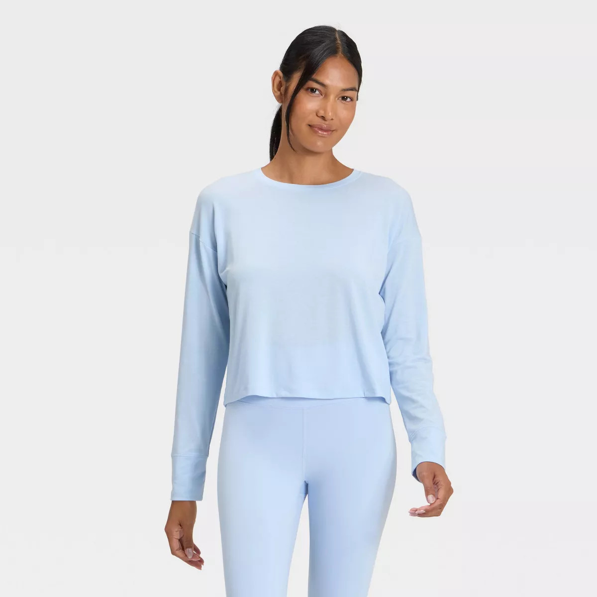 Women's Beyond Ease Cropped Long Sleeve Top - All In Motion™ | Target