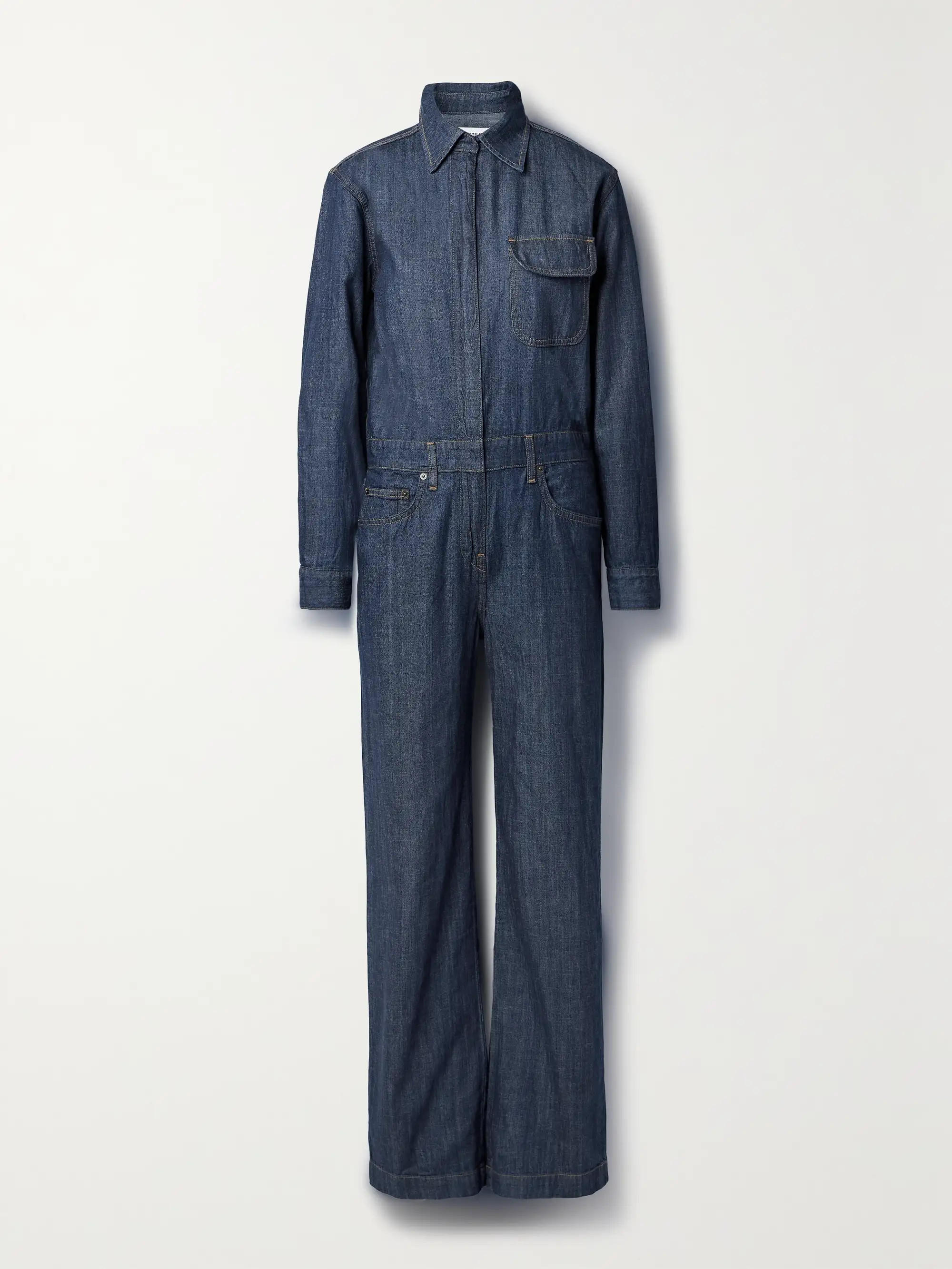 + NET SUSTAIN Boyfriend denim jumpsuit | NET-A-PORTER (US)